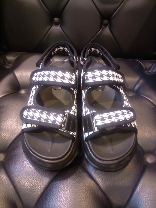 lfgj.jeans.bp207时尚棋盘格凉鞋 商品图4