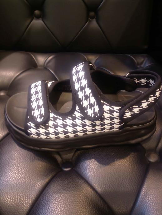 lfgj.jeans.bp207时尚棋盘格凉鞋 商品图1