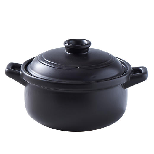 台湾唐钰原装黑金刚岩炼陶瓷锅 商品图0