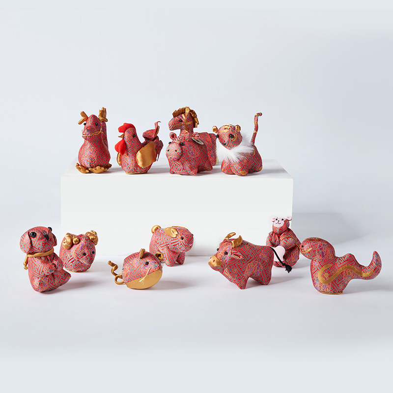 SAINTJOY/上久楷宋锦十二生肖公仔SPS21V05