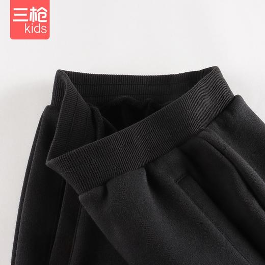 Threegun三枪 【超密绒】男童/女童少儿休闲卫裤保暖长裤-6D075B011 商品图3