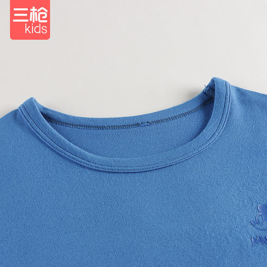 Threegun三枪 【加厚莫代尔】男童圆领儿童保暖内衣套装-2D319D011 商品图2
