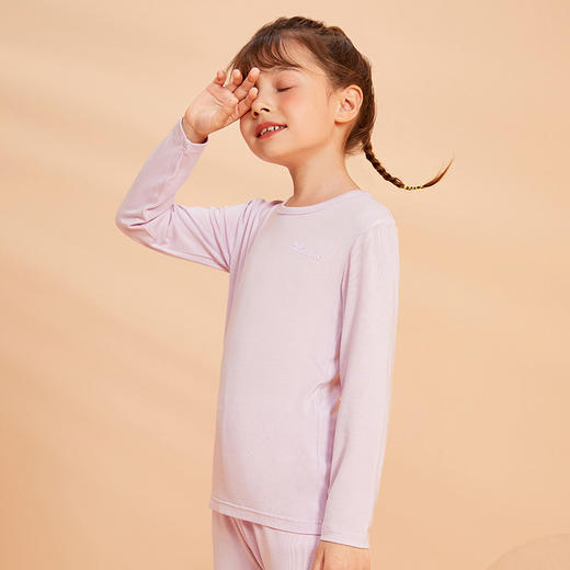 Threegun三枪 【聚暖】女童圆领儿童保暖内衣套装-2D284D011 商品图5