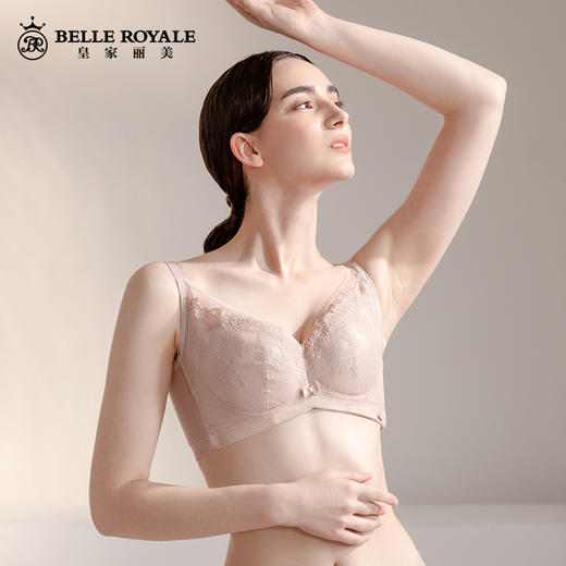 皇家丽美小胸聚拢调整型文胸棉上托收副乳小胸显大内衣WJ093-2 商品图1