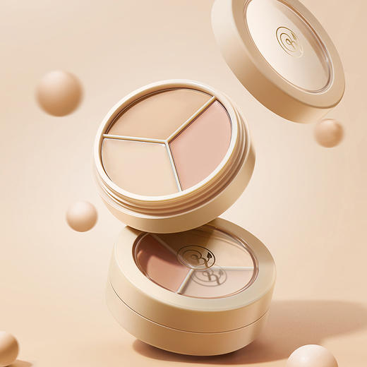 【三色遮瑕膏 | 29.9任选2件】透蜜 莹润无瑕三色遮瑕膏4.5g 商品图0