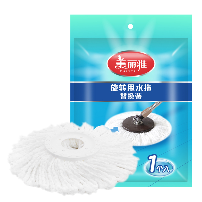 【旋转甩水拖替换装】美丽雅旋转拖1个装备件