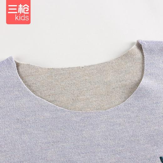 Threegun三枪 【聚暖无痕贴块】男童圆领儿童保暖内衣套装-2D329D011 商品图2