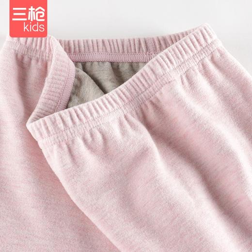 Threegun三枪 【聚暖无痕贴块】女童圆领儿童保暖内衣套装-2D276D011 商品图4