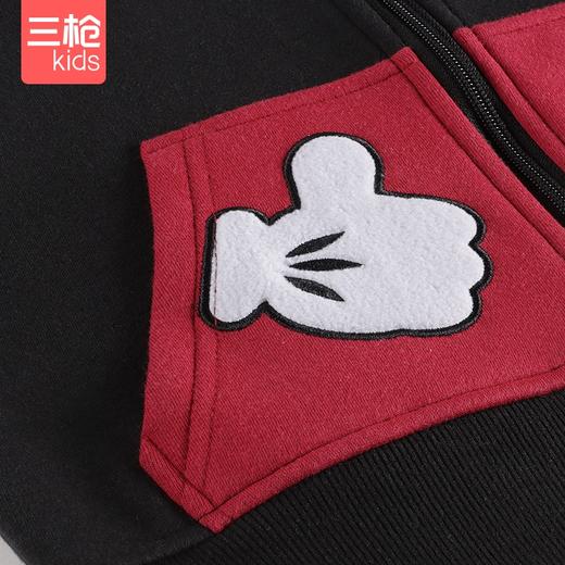 Threegun三枪 【超密绒】少儿开襟休闲儿童卫衣-8D203A011 商品图3