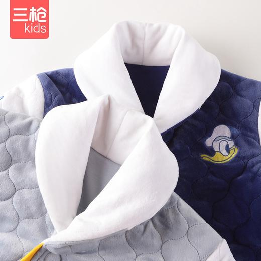 Threegun三枪 【夹棉】男童开襟长袖家居套儿童家居服睡衣-8D213D011 商品图2