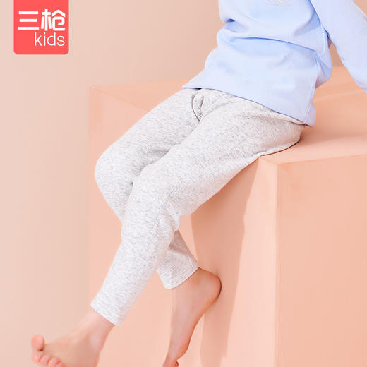 Threegun三枪 【立绒】男童贴块单裤保暖长裤-6D031B011 商品图1