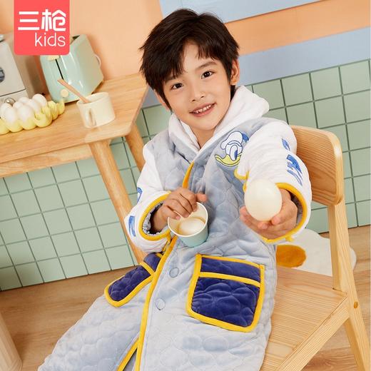 Threegun三枪 【夹棉】男童开襟长袖家居套儿童家居服睡衣-8D213D011 商品图1