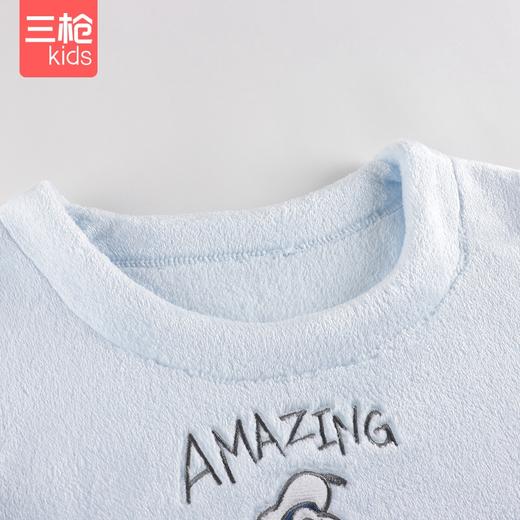 Threegun三枪 【法兰绒】男童圆领长袖家居套儿童家居服睡衣-8D211D011 商品图2