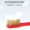 【福利购】由美枝48孔双重洁柔牙刷软毛（摩登灰/静谧白/落英红/玛诺蓝） 商品缩略图4