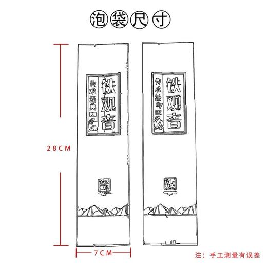 铁观音【150g.真空袋】18元1把.满20把包邮.1把100个 商品图2