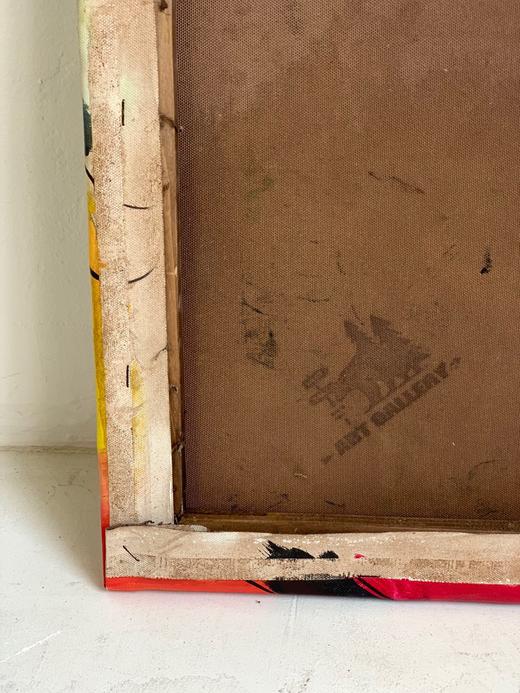 德国中古布面油画 有艺术家签名 商品图5