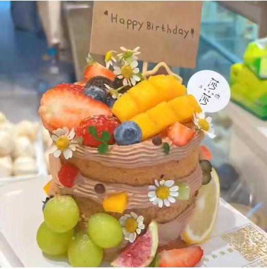 四寸水果裸蛋糕（下单现做，根据排单2-3小时） 商品图1