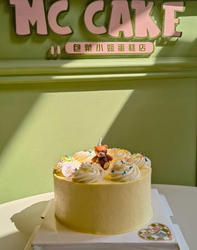 简约小熊装饰蛋糕