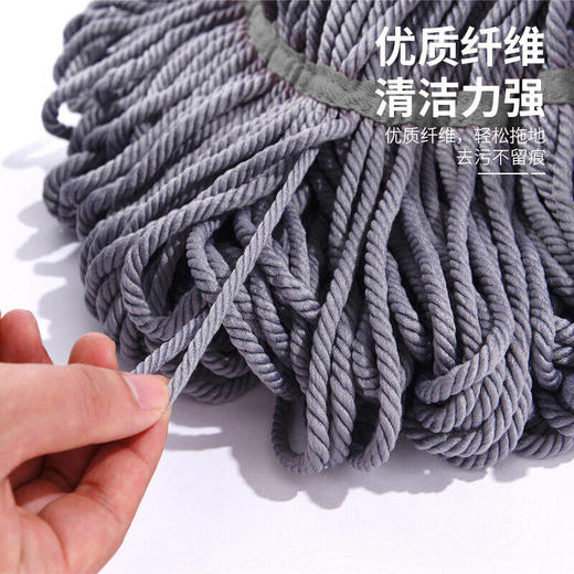 茶花 自拧水拖把免手洗旋转拖把家用懒人拖把 4713 （颜色随机） 商品图5