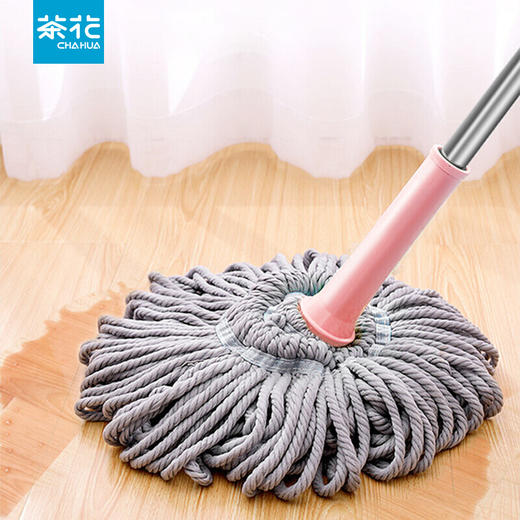 茶花 自拧水拖把免手洗旋转拖把家用懒人拖把 4713 （颜色随机） 商品图1
