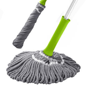 茶花 自拧水拖把免手洗旋转拖把家用懒人拖把 4713 （颜色随机）