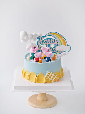 定制款蛋糕 - 佩奇家族