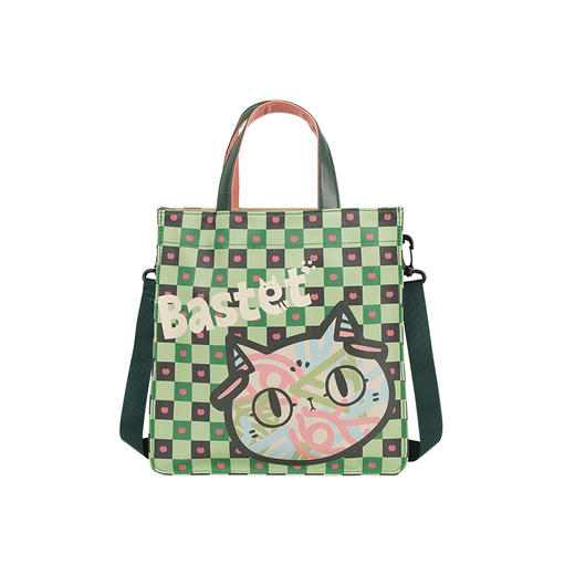 大英博物馆安德森猫和她的朋友们系列巴斯特格纹单肩包斜挎包 商品图4