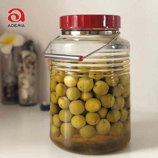 日本进口Aderia密封储物罐厨房储物 红盖3件套密封罐  家用青梅酒瓶 商品图4