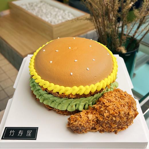 （可定制无蔗糖）汉堡+炸鸡 / 以假乱真的搞怪蛋糕 / 多尺寸多口味可选 商品图0