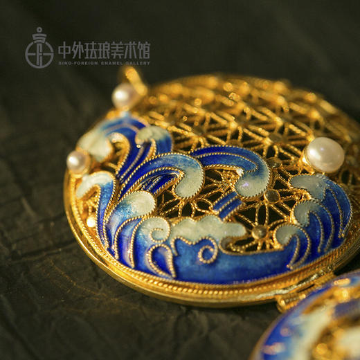 《水云间》 银胎花丝香囊吊坠 商品图2