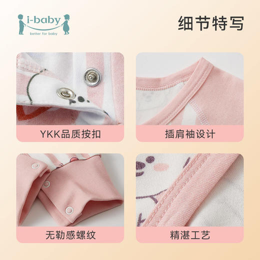 【99元任选3套单件不退】ibaby×outlast太空科技恒温&奈娃联名儿童睡衣 婴幼儿连体内衣分体套装 商品图3