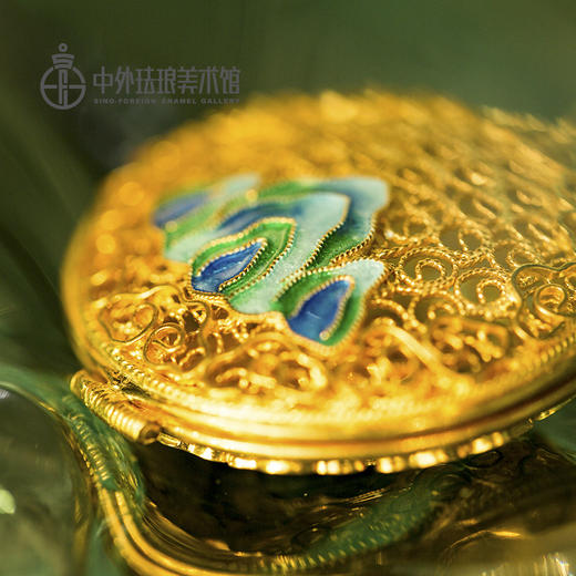 《青山如是》   银胎珐琅香囊吊坠 商品图4