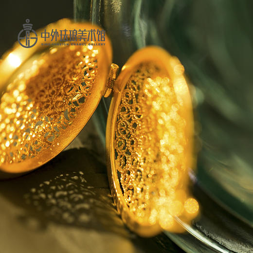 《青山如是》   银胎珐琅香囊吊坠 商品图3