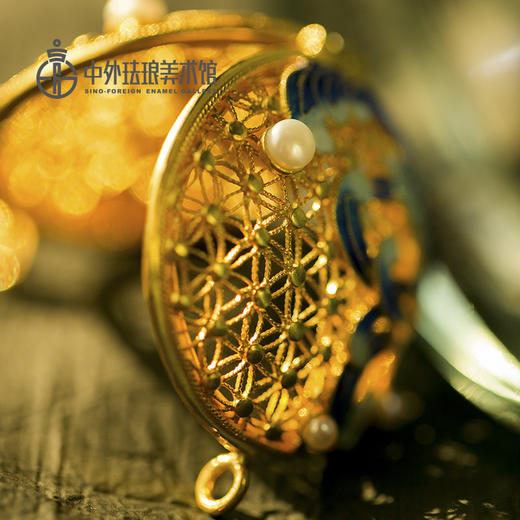 《水云间》 银胎花丝香囊吊坠 商品图4