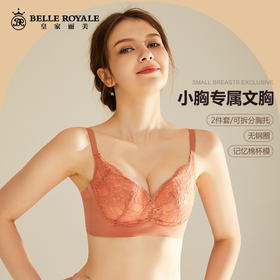 皇家丽美厚款无钢圈内衣女小胸显大文胸WWJ079-3