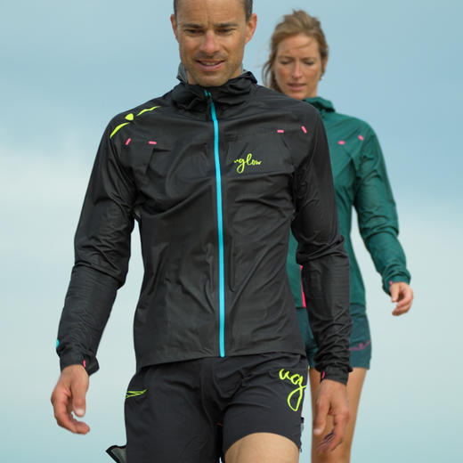 UGLOW旗舰款极轻冲锋衣RAIN JACKET-X RJX2超轻连帽防风防水三层全压胶越野耐力赛强制装备 商品图1