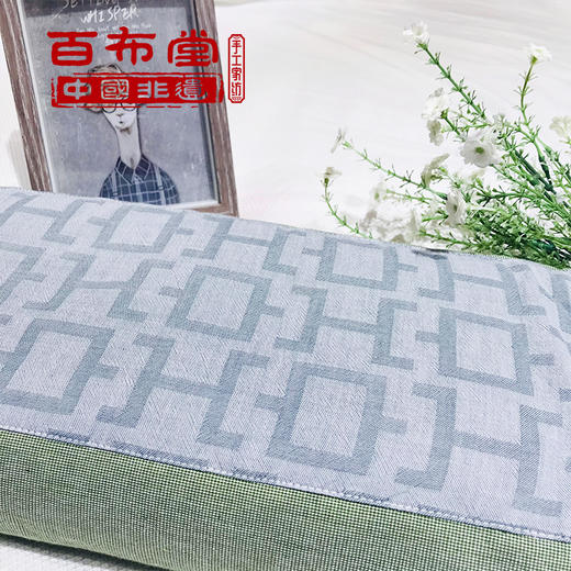 【武汉-新洲】百布堂古风盘扣养生护颈枕48*16*8cm 商品图10