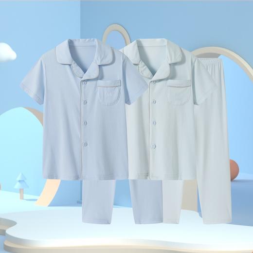 Threegun三枪 【高支丝光棉】男童开襟家居套儿童家居服睡衣-8D085D011 商品图0