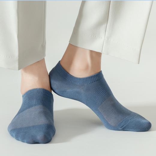 情侣纯棉网孔短袜船袜8双装！【233-15】 商品图7