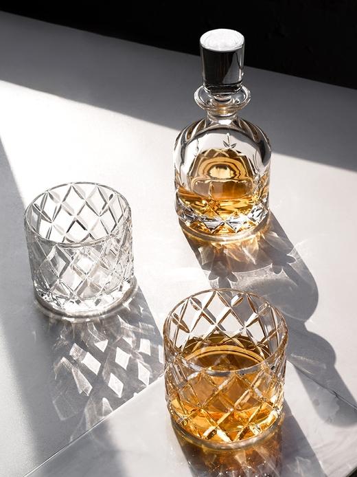 捷克进口/BOHEMIA波西米亚进口水晶威士忌套装（1樽2杯）-YHD 商品图4