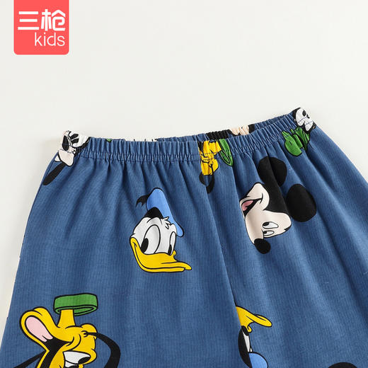 Threegun三枪 【舒肤薄棉】少儿圆领长袖长裤家居服儿童家居服睡衣-8D149D011 商品图4