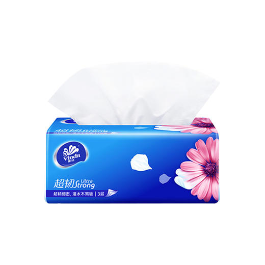 维达超韧抽纸3层130抽3包家用实惠装 商品图3