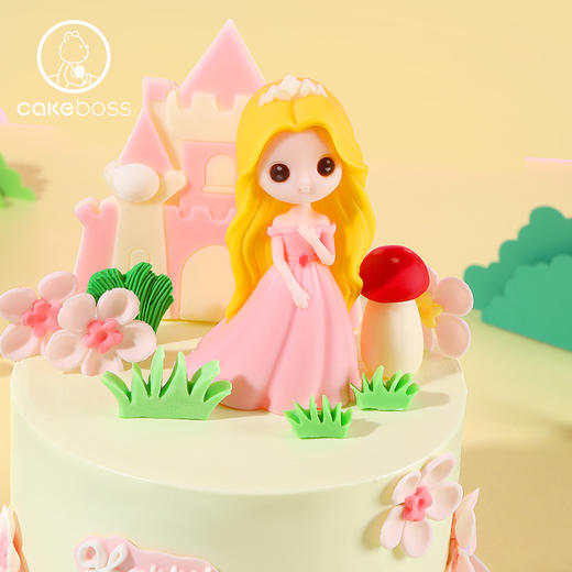 小公主儿童生日蛋糕 商品图2
