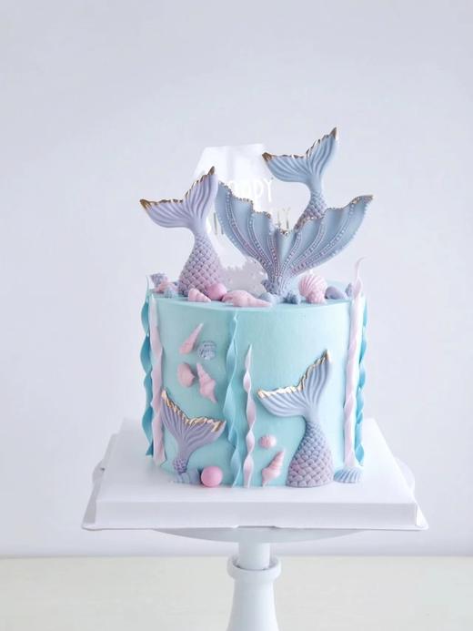 蓝色系鱼尾 商品图0