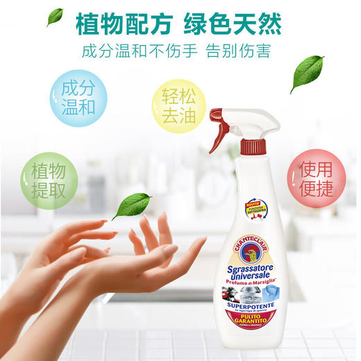 大公鸡管家多能油污净600ml 马赛香/柠檬香 厨房清洁去油污瓦解污渍 117609/117610/117670 商品图2