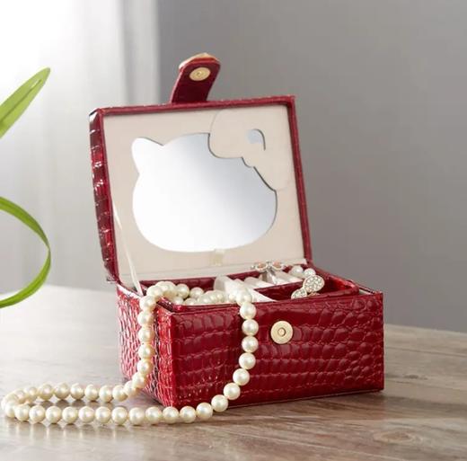 【专柜多样屋】多样屋鳄鱼纹首饰盒收纳饰品盒2件套 商品图2