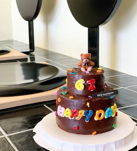 巧克力熊仔 · 奶油霜蛋糕 商品图0