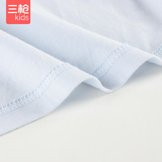 Threegun三枪 【水柔棉】男童女童少儿圆领儿童短袖衫T恤-29373A011 商品图4
