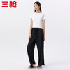 Threegun三枪 【凉感莫代尔隐条】女士家居宽松阔腿裤长裤-61204B011 商品缩略图3