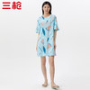 Threegun三枪 【舒感棉】圆领中袖女士家居裙睡裙-70456A011 商品缩略图1